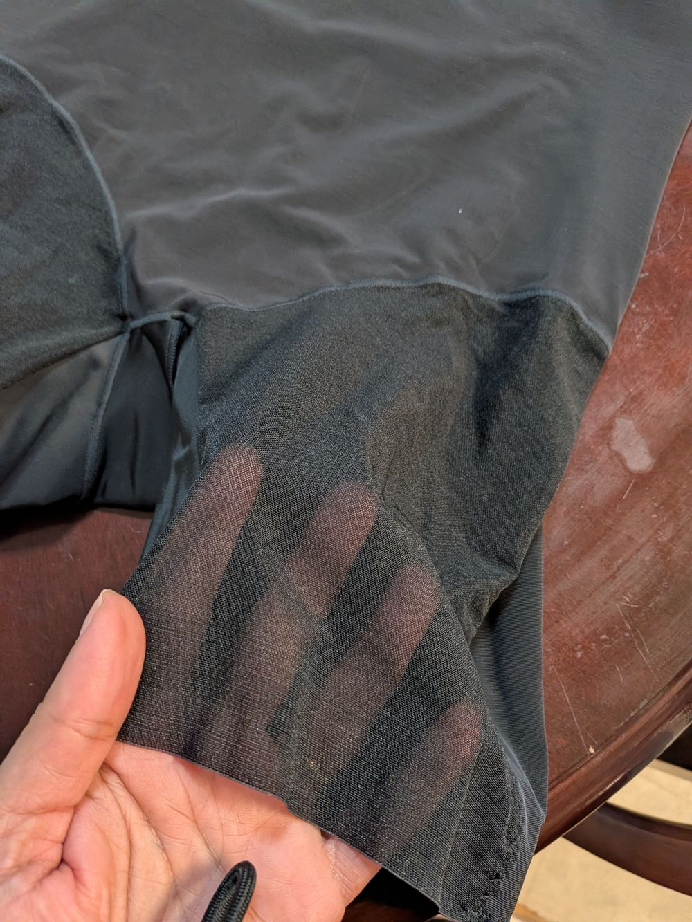 Honeylove High-Waist Shaping Shorts in Black - Picture 3 of 11